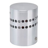 LED Aluminum Spiral Hole Wall Light Corrosion Resistance 3W Dimmable Spiral Lamp for Porch Living RoomRed