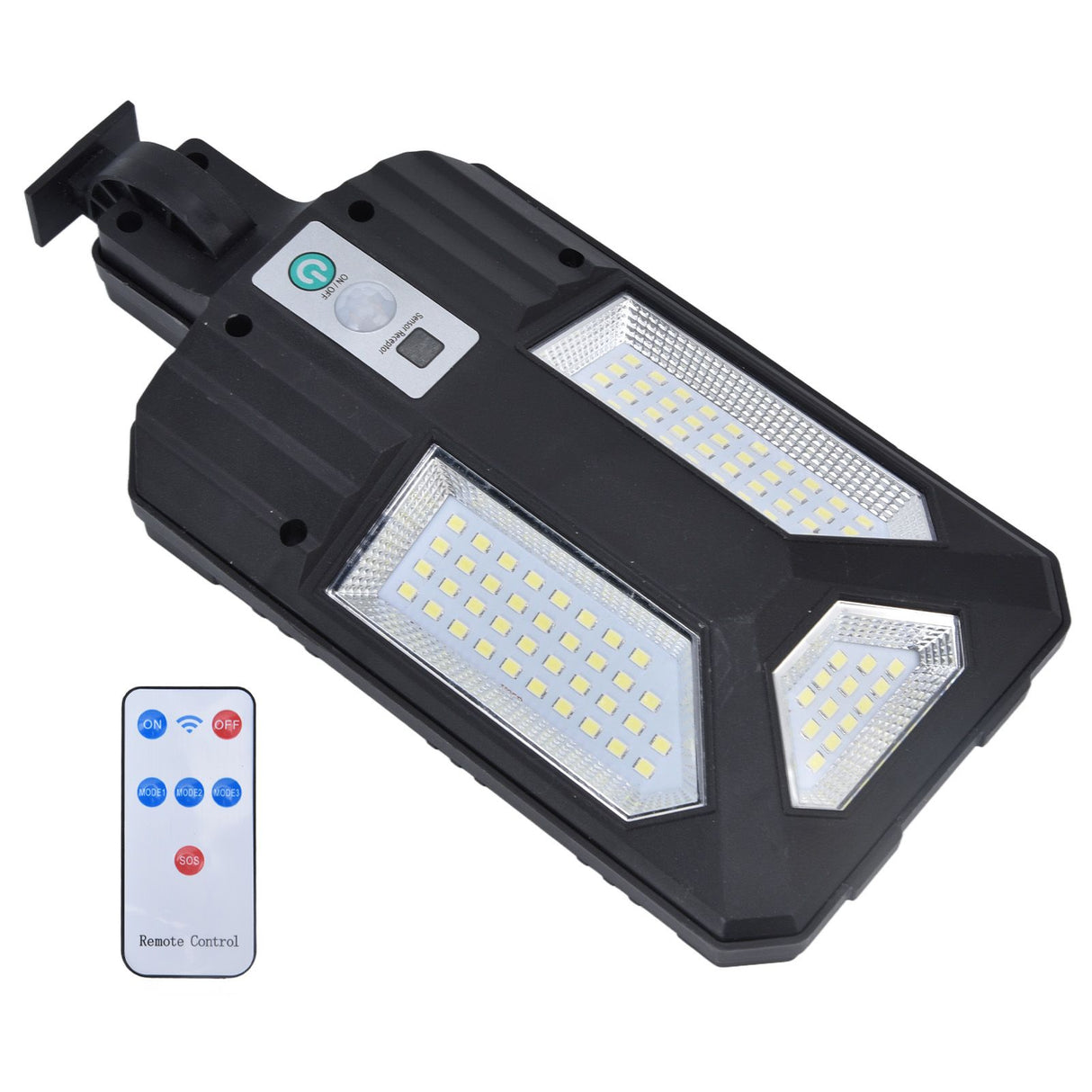 87LED Solar Light Garden Light Motion Sensor Street Lamp IP65 Waterproof Outdoor Wall Lamp with Remote Control for Courtyard