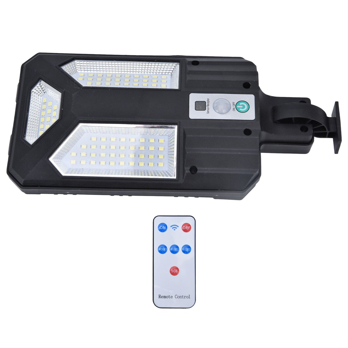 87LED Solar Light Garden Light Motion Sensor Street Lamp IP65 Waterproof Outdoor Wall Lamp with Remote Control for Courtyard