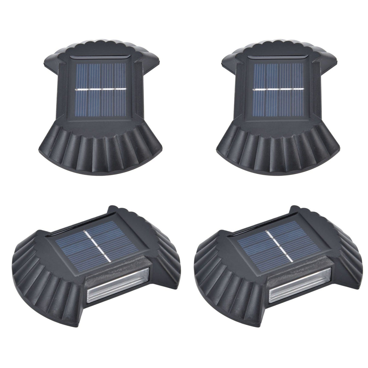 4 Sets Solar Wall Light Waterproof Multifunctional LED Solar Wall Light for Patio Yard Garden Outdoor DrivewayWhite Light