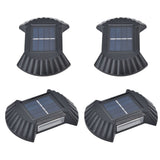 4 Sets Solar Wall Light Waterproof Multifunctional LED Solar Wall Light for Patio Yard Garden Outdoor DrivewayWhite Light
