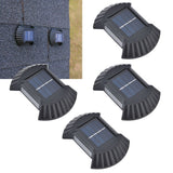 4 Sets Solar Wall Light Waterproof Multifunctional LED Solar Wall Light for Patio Yard Garden Outdoor DrivewayWhite Light