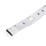 RGB LED Strip Lights Press Button Control 5V LED Lights with 3 Button Functions for Bedroom Kitchen Party Festivals5m / 16.4ft