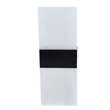 LED Wall Lamp 6W Acrylic Wall Light 360° Luminous High Brightness Preservative Up Down Lights for Bedroom Canteen 90‑265VBlack