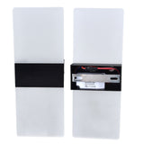 LED Wall Lamp 6W Acrylic Wall Light 360° Luminous High Brightness Preservative Up Down Lights for Bedroom Canteen 90‑265VBlack