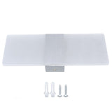 LED Wall Lamp 6W Acrylic Wall Light 360° Luminous High Brightness Preservative Up Down Lights for Bedroom Canteen 90‑265VSilver