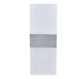 LED Wall Lamp 6W Acrylic Wall Light 360° Luminous High Brightness Preservative Up Down Lights for Bedroom Canteen 90‑265VSilver