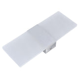LED Wall Lamp 6W Acrylic Wall Light 360° Luminous High Brightness Preservative Up Down Lights for Bedroom Canteen 90‑265VSilver