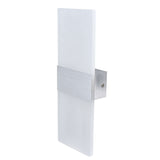 LED Wall Lamp 6W Acrylic Wall Light 360° Luminous High Brightness Preservative Up Down Lights for Bedroom Canteen 90‑265VSilver