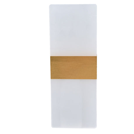 LED Wall Lamp 6W Acrylic Wall Light 360° Luminous High Brightness Preservative Up Down Lights for Bedroom Canteen 90‑265VGold