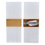 LED Wall Lamp 6W Acrylic Wall Light 360° Luminous High Brightness Preservative Up Down Lights for Bedroom Canteen 90‑265VGold