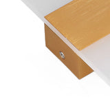 LED Wall Light Acrylic 360° Up Down 6W Warm Modern Wall Lamp for Hallway Bedroom Restaurant 90‑265V Gold