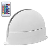 RGB Remote Control Wall Light Fashionable 24 Key High Brightness Semicircle RGB RC Wall Light for Corridor AC85‑265V