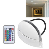 RGB Remote Control Wall Light Fashionable 24 Key High Brightness Semicircle RGB RC Wall Light for Corridor AC85‑265V