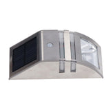 Solar Wall Lamp PIR Human Body Induction High Sensitivity White Light 40LM Stainless Steel Solar Wall Light