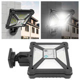 LED Solar Street Lights Human Body Sensor IP65 Waterproof LED Wall Lamp for Courtyard Patio Garden