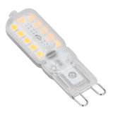 6pcs G9 LED Bulb 5W Transparent Cover 22LED Dimmable G9 Light Bulb for Ceiling Light Wall Light Table Light White Light 220-240V