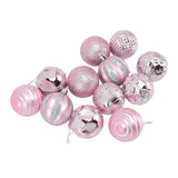 Christmas Tree Balls Ornaments Christmas Tree Decorations for Family Parties Garden Dinners Birthday Parties Pink