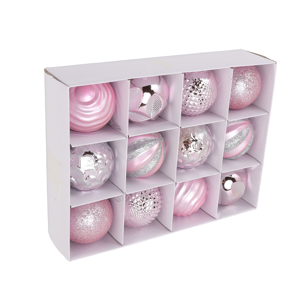 Christmas Tree Balls Ornaments Christmas Tree Decorations for Family Parties Garden Dinners Birthday Parties Pink