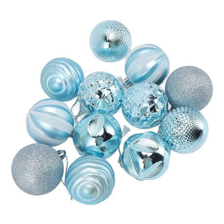 Christmas Tree Balls Ornaments Christmas Tree Decorations for Family Parties Garden Dinners Birthday Parties Blue