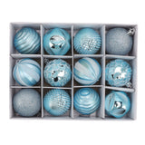 Christmas Tree Balls Ornaments Christmas Tree Decorations for Family Parties Garden Dinners Birthday Parties Blue