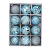 Christmas Tree Balls Ornaments Christmas Tree Decorations for Family Parties Garden Dinners Birthday Parties Blue