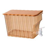 Cold Water Kettle with Faucet PP Sealed Preservation Refrigerator Cold Kettle For Fruit Tea Flower Tea Milk Tea Water Orange