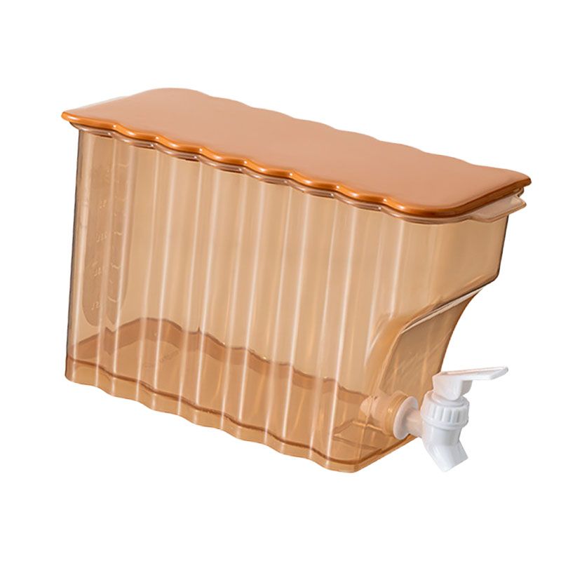 Cold Water Kettle with Faucet PP Sealed Preservation Refrigerator Cold Kettle For Fruit Tea Flower Tea Milk Tea Water Orange