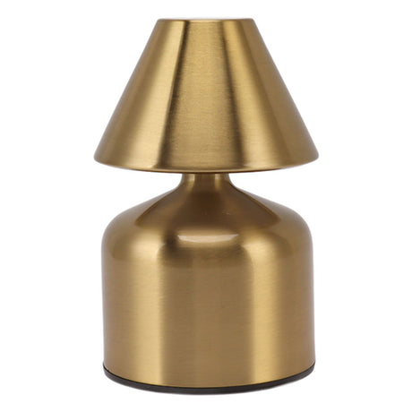 3W Stepless Dimming Touch Table Desktop Lamp 1800mAh Cordless 3 Color Rechargeable Bedside Desk Light for Bar Gold