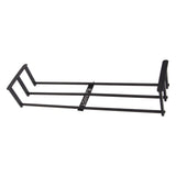 Bathroom Wall Towel Rack Wall Mounted 3 Bars Aluminum Alloy Rolled Towel Holder for Rolled Towels Black