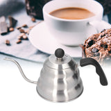 Stainless Steel Pour Over Coffee Kettle Vintage Gooseneck Spout Pot Coffee Utensils for Home Kitchen1L