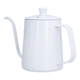 Coffee Kettle Stainless Steel Mini Portable White Thin Mouth Pour Over Kettle for Travelling Camping Tea Coffee