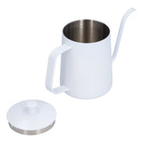 Coffee Kettle Stainless Steel Mini Portable White Thin Mouth Pour Over Kettle for Travelling Camping Tea Coffee