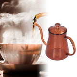 Coffee Kettle Glass Coffee Pot 600ML Coffee Drip Kettle Long Nozzle Kettle for Home KitchenCoffee