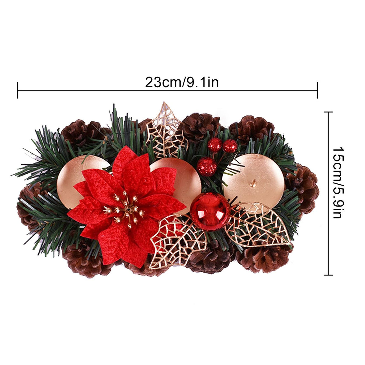 Christmas Decorations Candlesticks Christmas Table Centerpiece