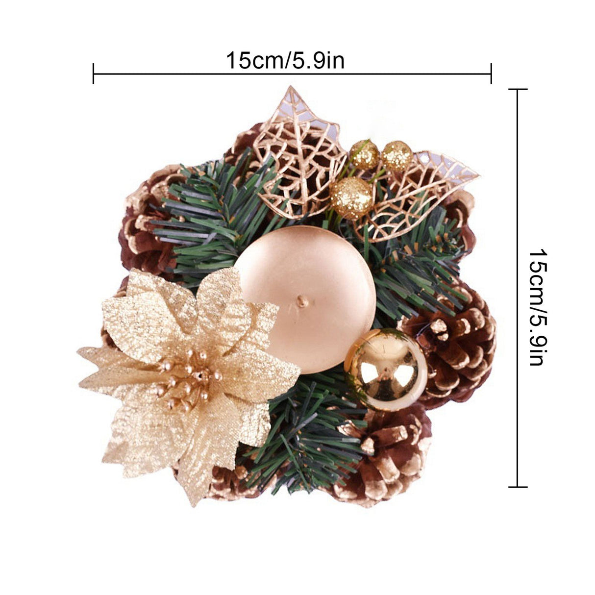 Christmas Decorations Candlesticks Christmas Table Centerpiece