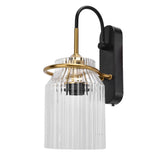 E26/E27 Wall Light Retro Glass Lampshade Wall Sconce Lamp for Bedroom Headboard Living Room110V‑240V