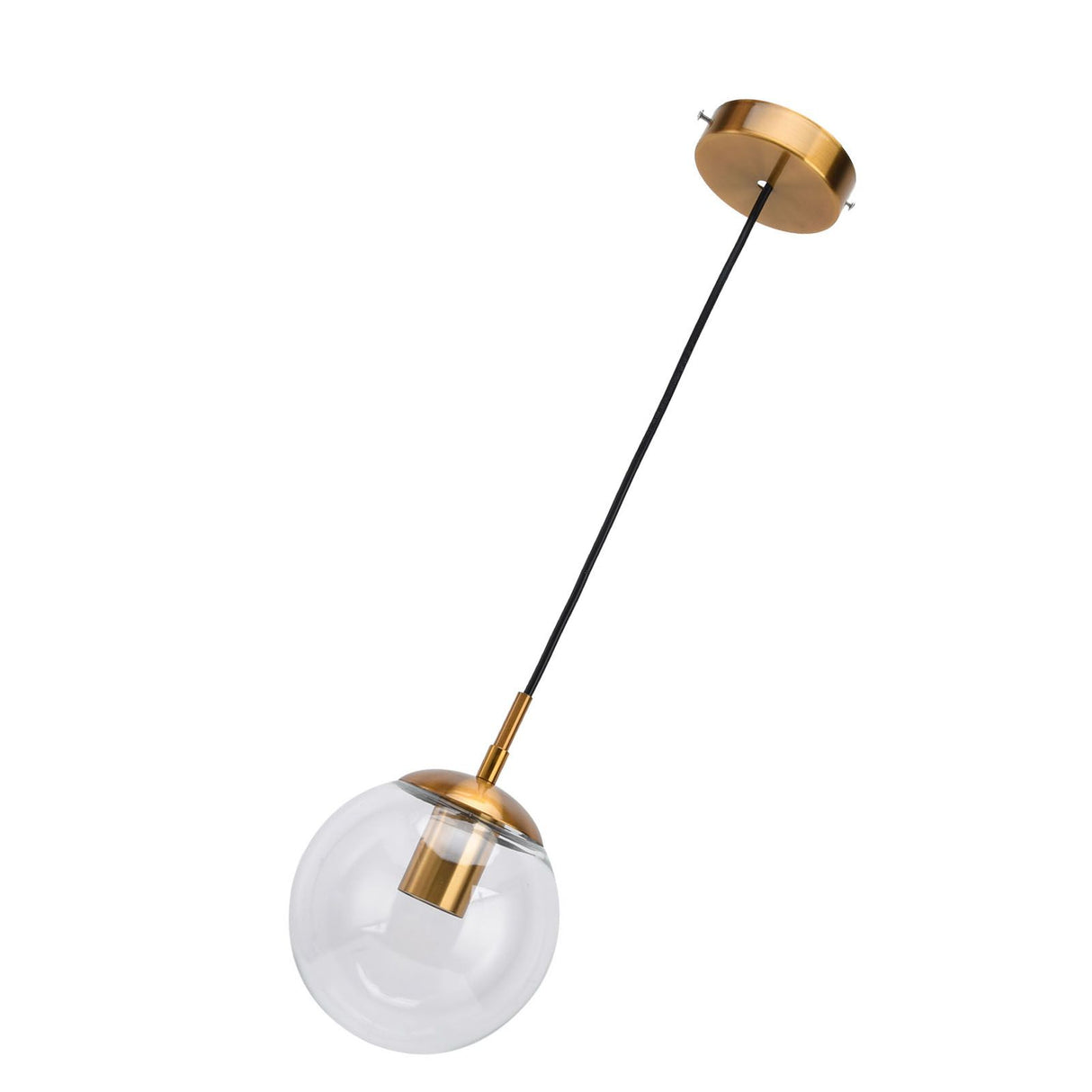 Modern Retro Wall Lamp Decorative Minimalis Glass Ball E27 Wall Light for Living Room Bedroom Study 110‑240V