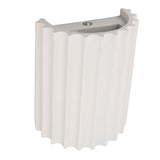 LED Wall Light G9 Lamp Holders Simple Beautiful Decorative Wall Lamp for Bedroom Living Room Entrance 100‑240V White