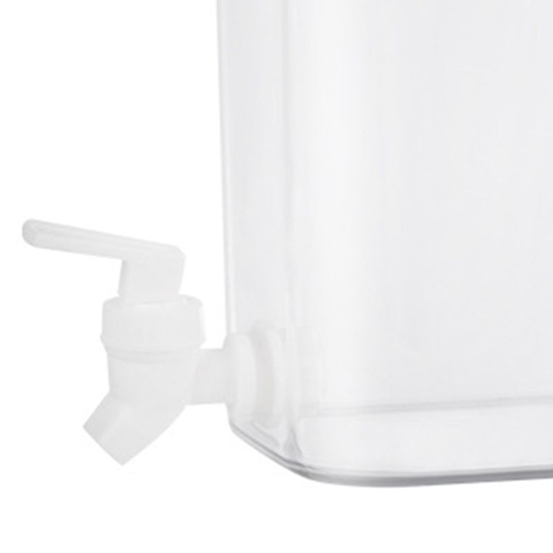 Cold Water Kettle Large Capacity Thicken Faucet Sealed Drink Storage Pot for Kitchen Green-4.5L
