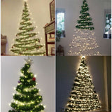 5.5M Pine Christmas Garland Green Artificial Christmas Tree Rattan Garland Pack Christmas Pine Wall Garden Decoration