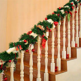 5.5M Pine Christmas Garland Green Artificial Christmas Tree Rattan Garland Pack Christmas Pine Wall Garden Decoration