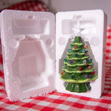 18.8cm Lighted Ceramic Christmas Tree Christmas Tabletop Decorations Christmas Lights