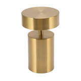 LED Table Lamp 3 Levels Electroplating USB Charging LED Night Light Desktop Decoration Table Lamp for Bar Hotel Restaurant Gold