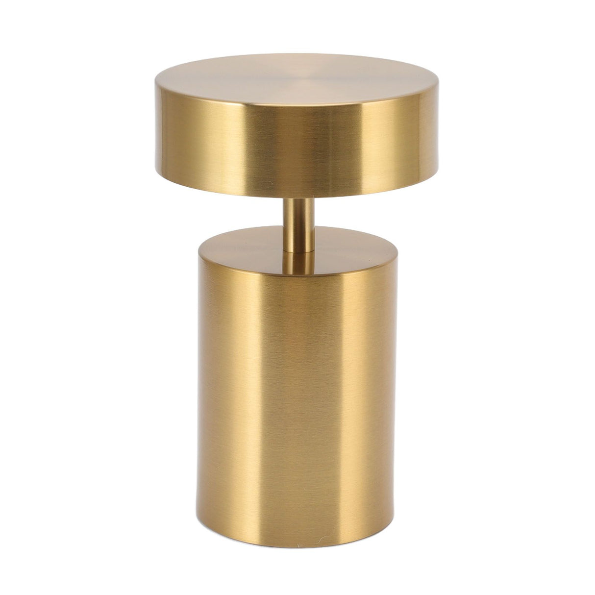 LED Table Lamp 3 Levels Electroplating USB Charging LED Night Light Desktop Decoration Table Lamp for Bar Hotel Restaurant Gold