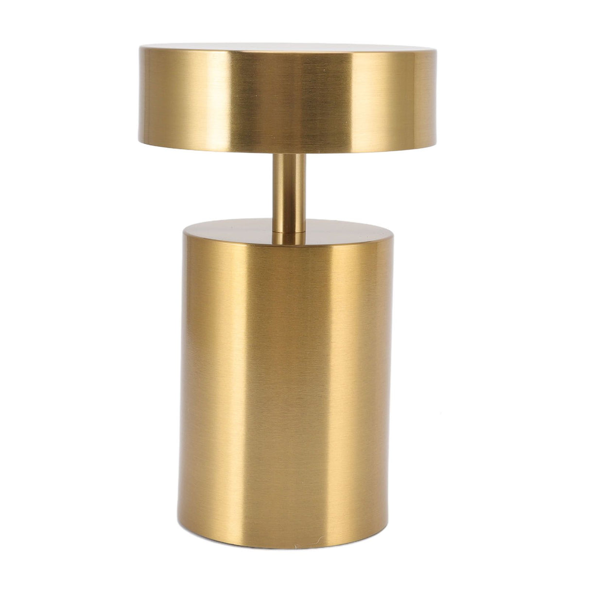 LED Table Lamp 3 Levels Electroplating USB Charging LED Night Light Desktop Decoration Table Lamp for Bar Hotel Restaurant Gold