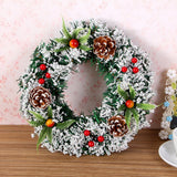 20cm/30cm/40cm Artificial Christmas Wreath Christmas Garland for Your Front Door Wedding Ceremony