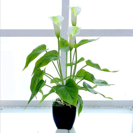 Artificial Flower Living Room Decorative Flowers Plastic Flowers Simulation Potted Plant Ornaments Fake Flower