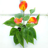Artificial Flower Living Room Decorative Flowers Plastic Flowers Simulation Potted Plant Ornaments Fake Flower