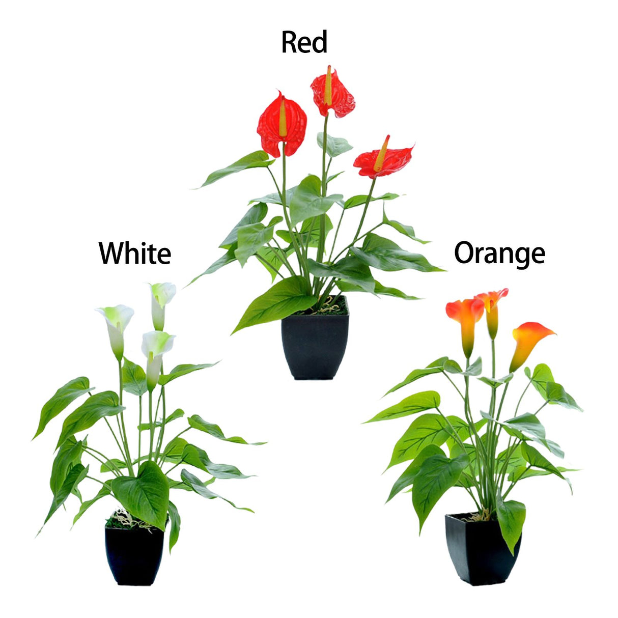 Artificial Flower Living Room Decorative Flowers Plastic Flowers Simulation Potted Plant Ornaments Fake Flower